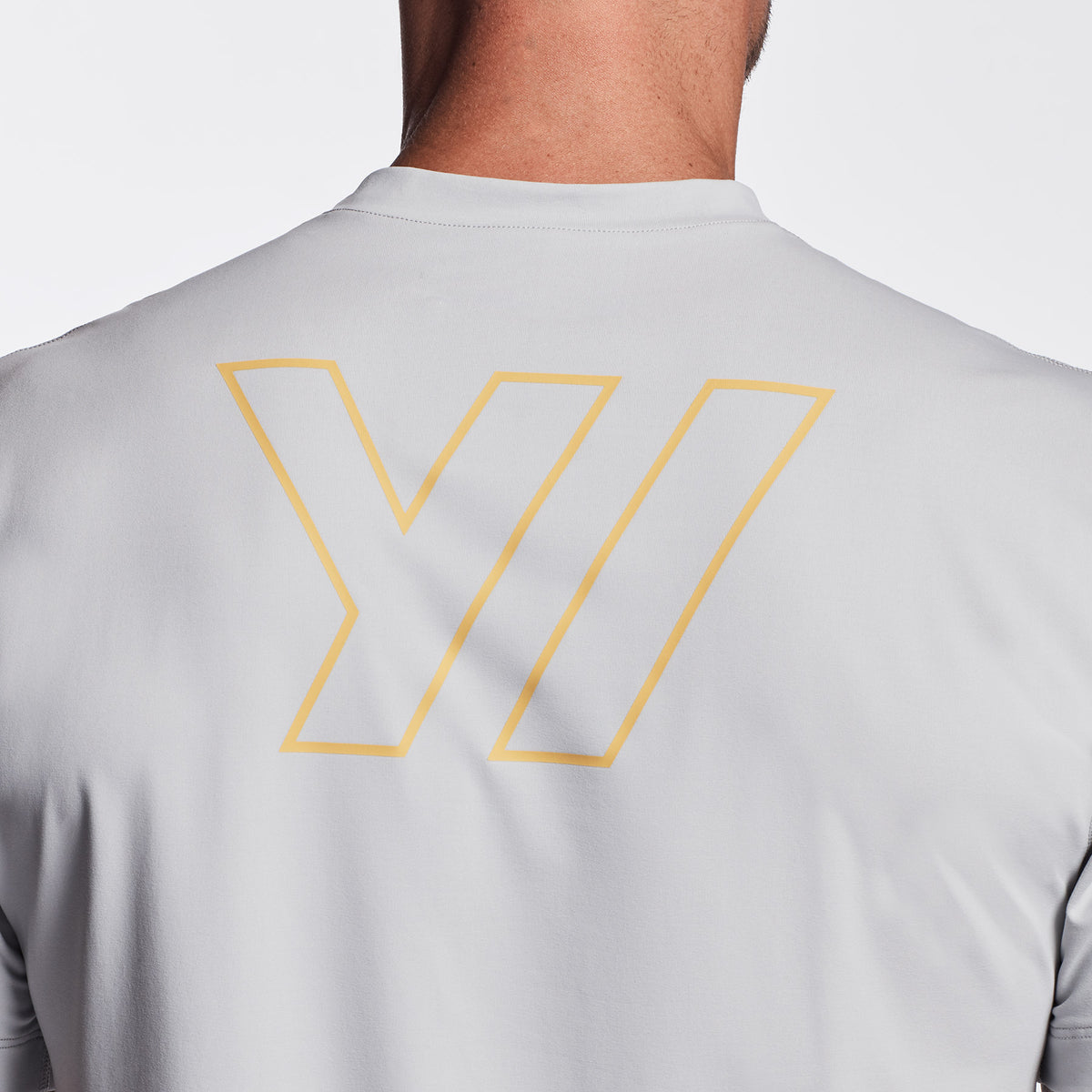 Y/OSEMITE Graphic Performance Knit Tee In Steel | James Perse Los Angeles