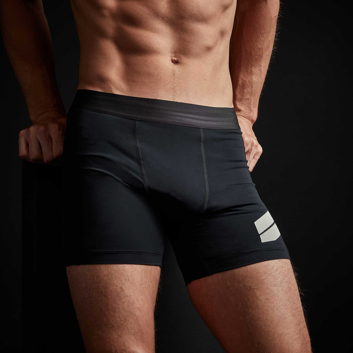 Y/OSEMITE Cool Touch Graphic Boxer Short In Black | James Perse Los Angeles