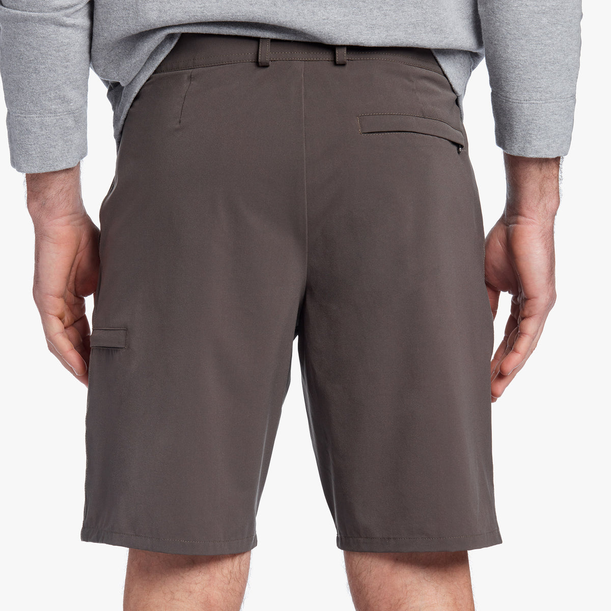 Y/OSEMITE Zip Pocket Sport Short - Olive | James Perse Los Angeles