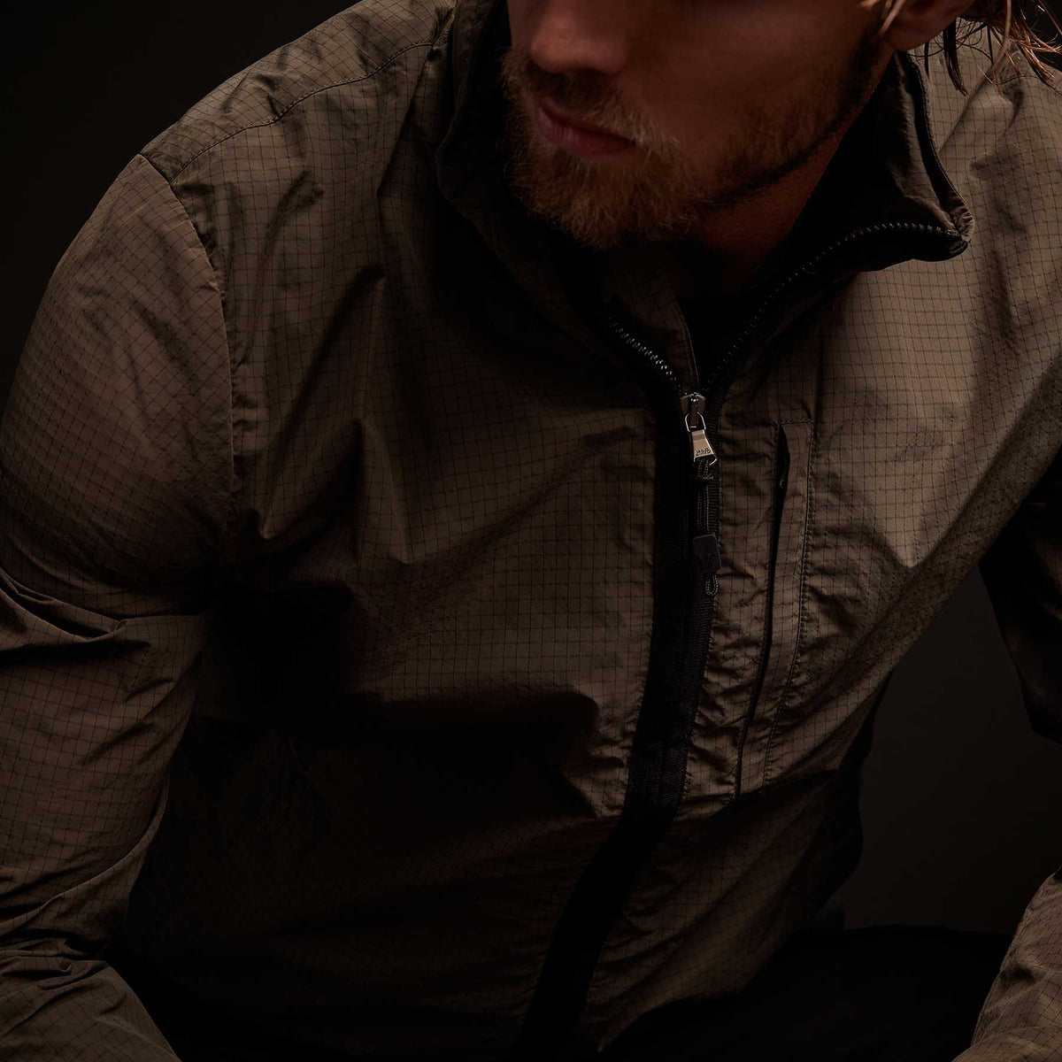 Y/OSEMITE High Tech Ripstop Shell Jacket - Olive | James Perse Los Angeles