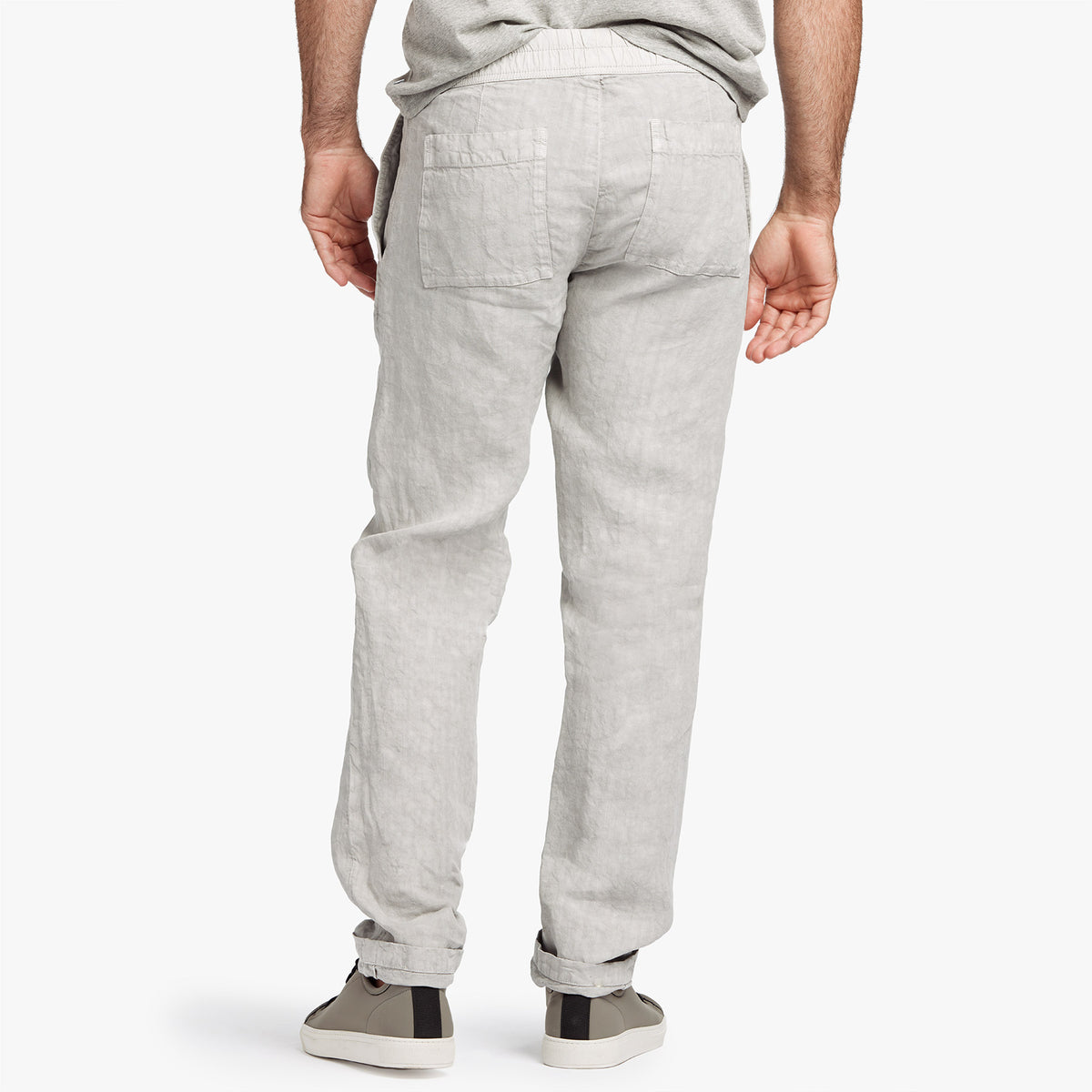 Utility Linen Pant in Steel Pigment | James Perse Los Angeles