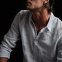 Classic Linen Shirt in Memory Pigment | James Perse Los Angeles