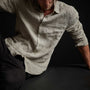 Classic Linen Shirt in Mineral Pigment | James Perse Los Angeles