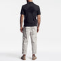 Voile Lotus Embroidered Shirt In Carbon Pigment | James Perse Los Angeles