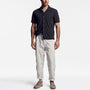 Voile Lotus Embroidered Shirt In Carbon Pigment | James Perse Los Angeles
