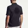 Voile Lotus Embroidered Shirt In Carbon Pigment | James Perse Los Angeles