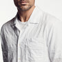 Cotton Lawn Utility Shirt in White | James Perse Los Angeles