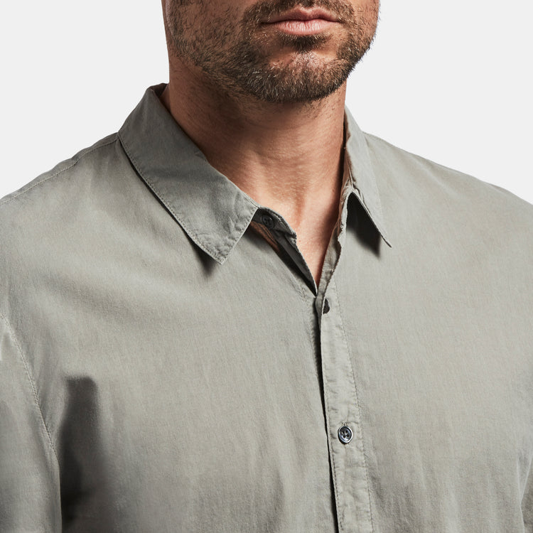 Standard Shirt In Steel Pigment | James Perse Los Angeles