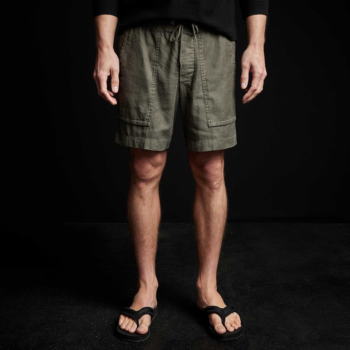 Patch Pocket Short in Alligator Pigment | James Perse Los Angeles