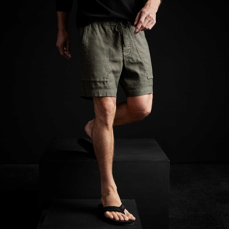 Patch Pocket Short in Alligator Pigment | James Perse Los Angeles