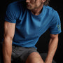 Y/OSEMITE Short Sleeve Crew Neck - Baltic Blue | James Perse Los Angeles