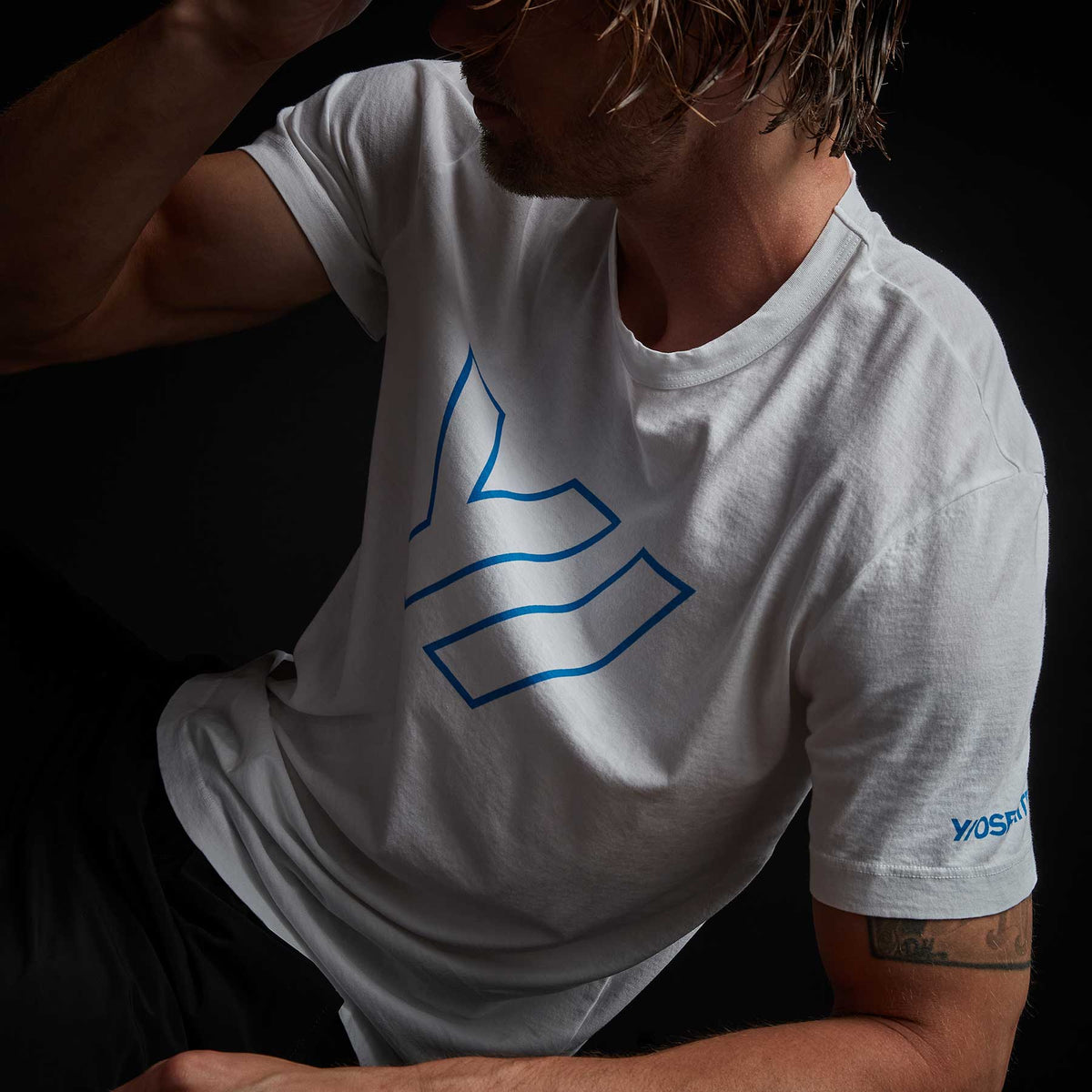 Y/OSEMITE Short Sleeve Crew Neck - White | James Perse Los Angeles