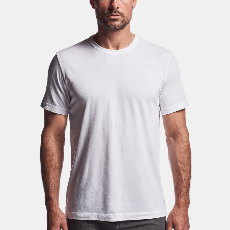 Malibu Beach Graphic Tee In White | James Perse Los Angeles