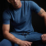 Short Sleeve Crew Neck in Lake Pigment | James Perse Los Angeles