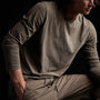 Long Sleeve Crew Neck in Ammo Pigment | James Perse Los Angeles 