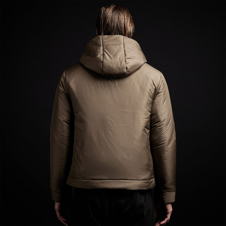 Insulated Zip Front Hoody in Platoon | James Perse Los Angeles