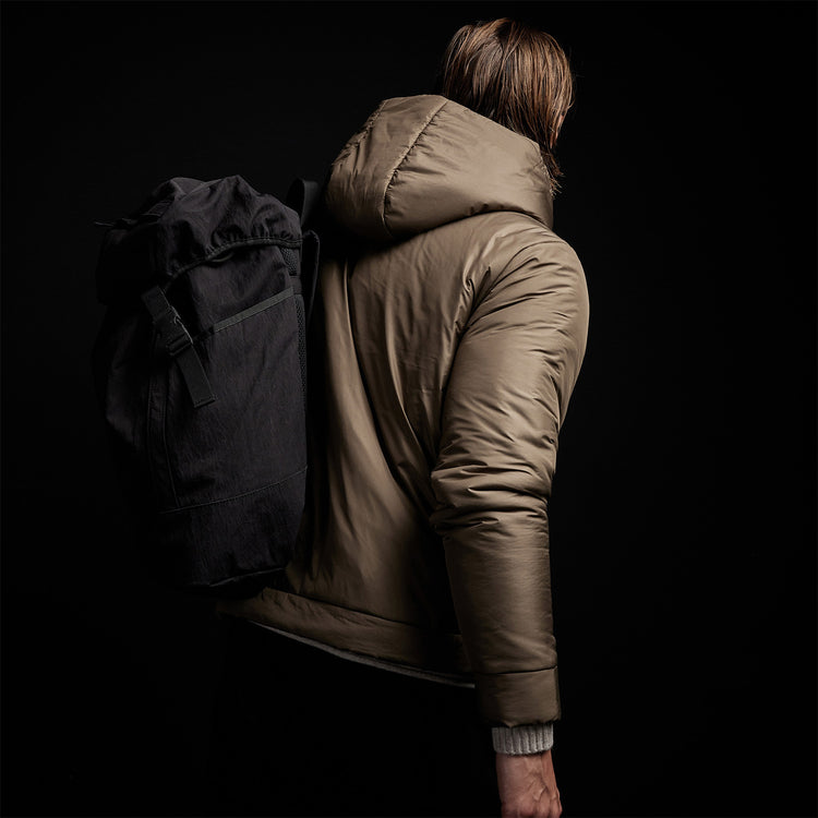 Insulated Zip Front Hoody in Platoon | James Perse Los Angeles