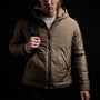 Insulated Zip Front Hoody in Platoon | James Perse Los Angeles