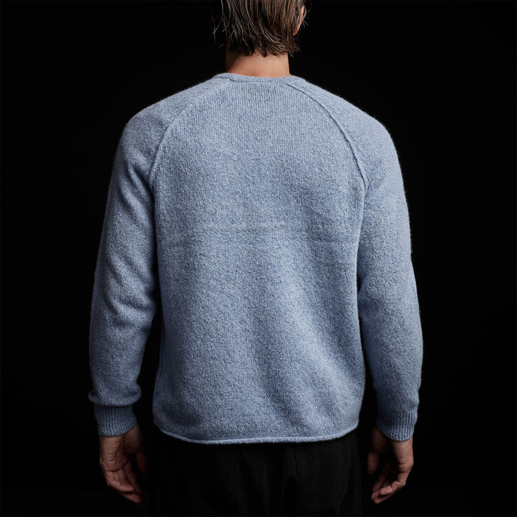 Mid Gauge Cashmere Sweatshirt in Atlantic | James Perse Los Angeles