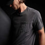 Soft Slub Jersey Short Sleeve Pocket Tee in Magma | James Perse Los Angeles 