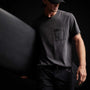 Soft Slub Jersey Short Sleeve Pocket Tee in Magma | James Perse Los Angeles 