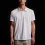 Soft Slub Jersey Short Sleeve Polo in White | James Perse Los Angeles 
