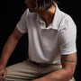 Soft Slub Jersey Short Sleeve Polo in White | James Perse Los Angeles 