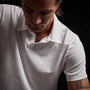 Soft Slub Jersey Short Sleeve Polo in White | James Perse Los Angeles 