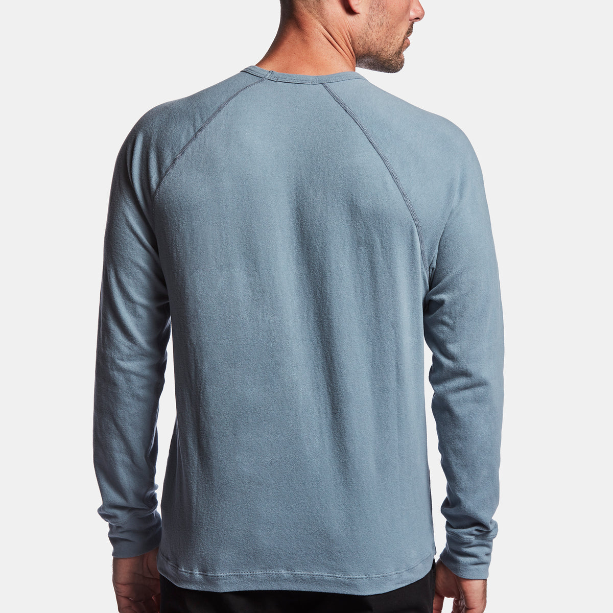 Sueded Stretch Jersey Raglan in Globe | James Perse Los Angeles
