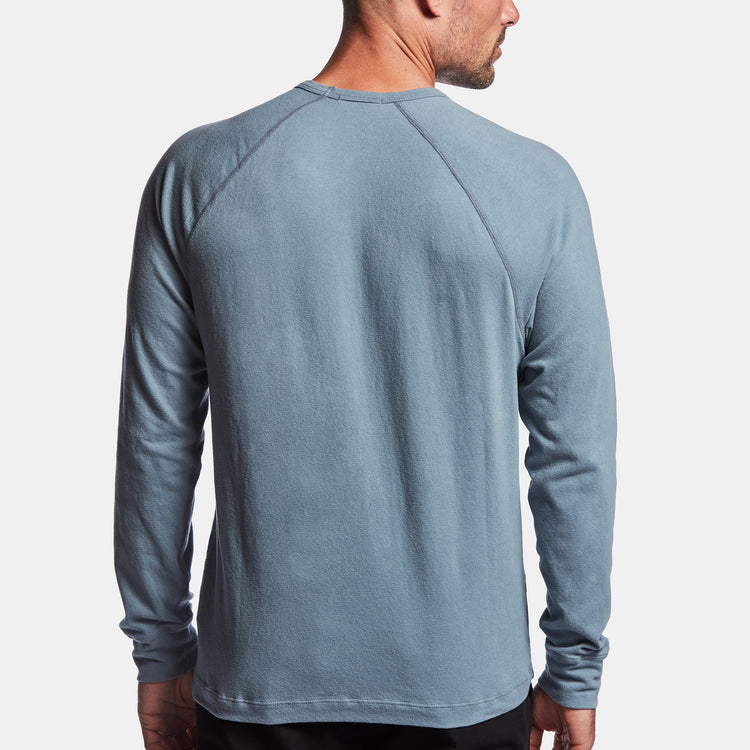 Sueded Stretch Jersey Raglan in Globe | James Perse Los Angeles