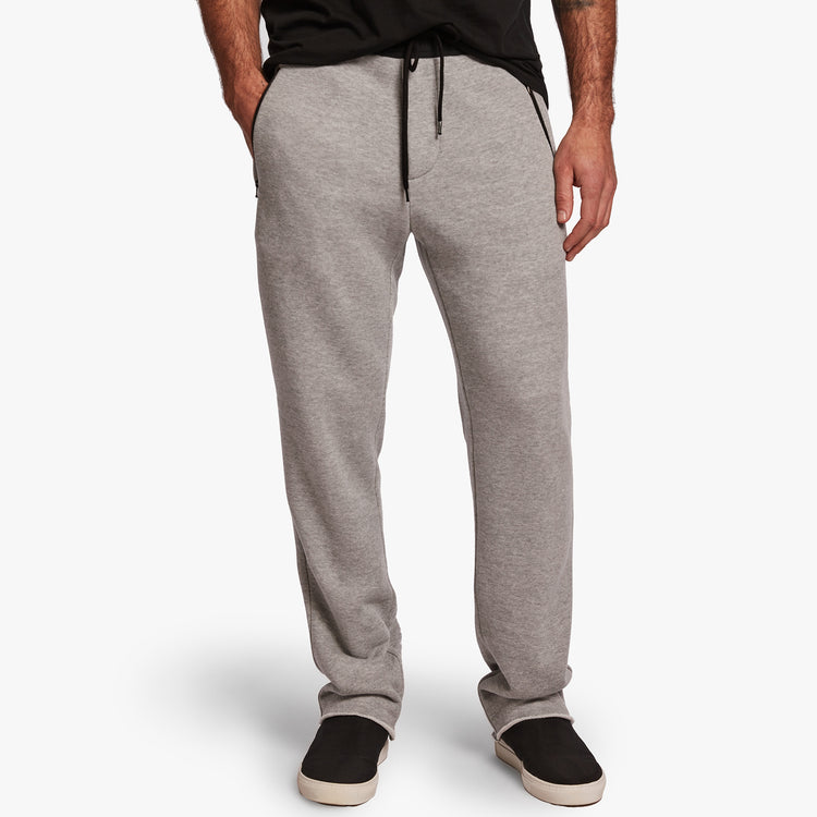 Zip Pocket Sweatpant In Heather Grey/Black | James Perse Los Angeles