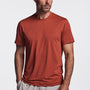 Y/OSEMITE Perforated Performance Tee In Tamarind | James Perse Los Angeles