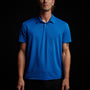Performance Knit Polo in Baltic Blue | James Perse Los Angeles