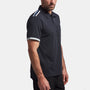 Y/OSEMITE Shoulder Stripe Performance Polo In Navy | James Perse Los Angeles