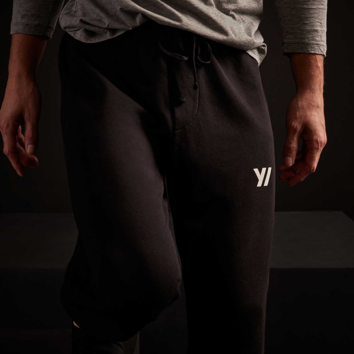 Classic French Terry Sweatpant - Black/White | James Perse Los Angeles