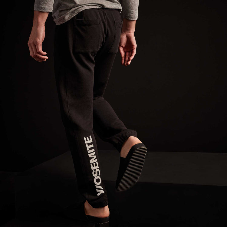 Classic French Terry Sweatpant - Black/White | James Perse Los Angeles