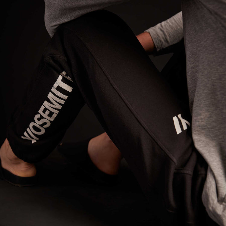 Classic French Terry Sweatpant - Black/White | James Perse Los Angeles