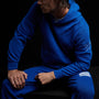 Y/Osemite French Terry Pullover Hoody in Royal Blue/White | James Perse Los Angeles