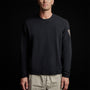 Half Lotus Crew Neck in Black | James Perse Los Angeles