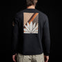 Half Lotus Crew Neck in Black | James Perse Los Angeles