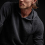 Recycled Cashmere Hooded Sweater in Anthracite | James Perse Los Angeles