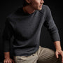 Recycled Cashmere Hooded Sweater in Anthracite | James Perse Los Angeles