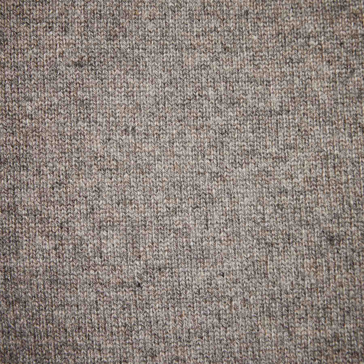 Cashmere Double Bed Raglan Crew in Cement/Stone | James Perse Los Angeles