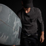 Recycled Lotus Jersey Pocket Crew - Magma | James Perse Los Angeles