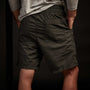 Mixed Media Stretch Poplin Short In Marsh Pigment | James Perse Los Angeles