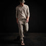 Slub Linen Cargo Pant in Fume Pigment | James Perse Los Angeles 