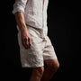 Linen Utility Short in Salt Pigment | James Perse Los Angeles 