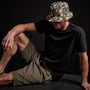 Stretch Canvas Work Short - Hunter Pigment | James Perse Los Angeles