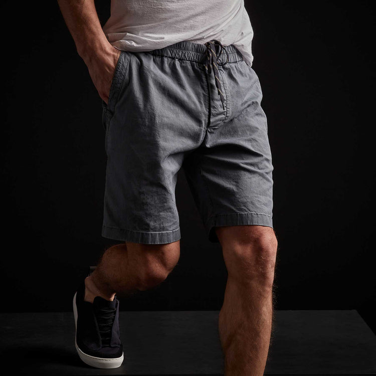 Stretch Canvas Work Short - North Pigment | James Perse Los Angeles