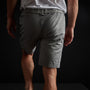Stretch Canvas Work Short In Silver Grey Pigment | James Perse Los Angeles
